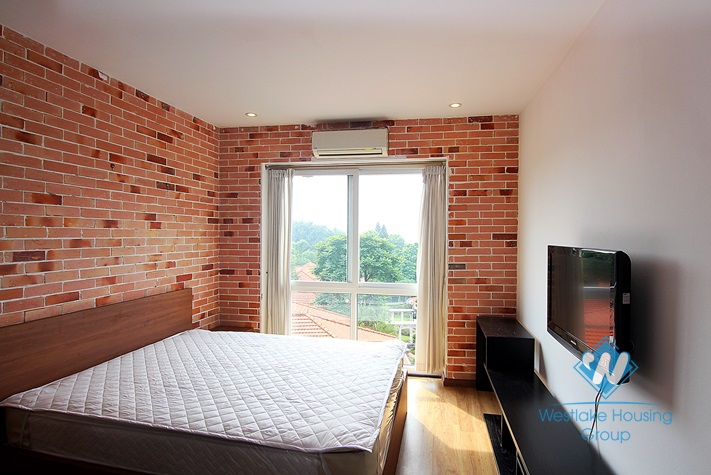 High floor apartment for rent in Tay Ho area, Ha Noi